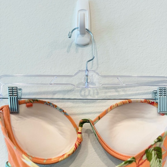 Zimmermann Multicolor Floral Bikini Top with Ruffle - Picture 6 of 6